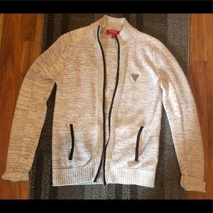 Guess zip down classic sweater